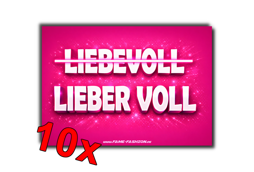 LIEBER VOLL! Malle Sticker