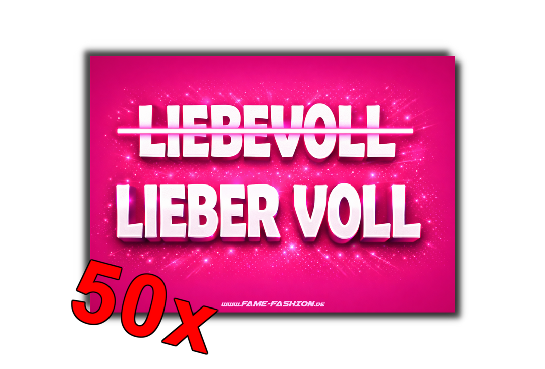 LIEBER VOLL! Malle Sticker