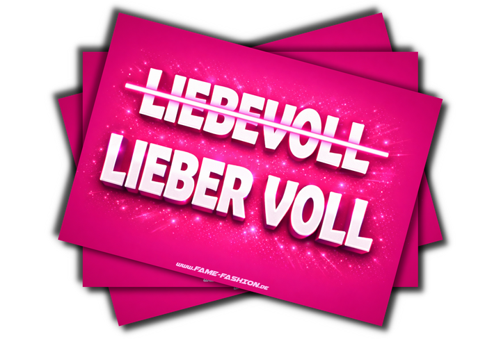 LIEBER VOLL! Malle Sticker