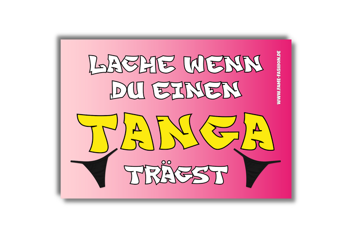 Lache wenn du einen TANGA trägst MALLE STICKER