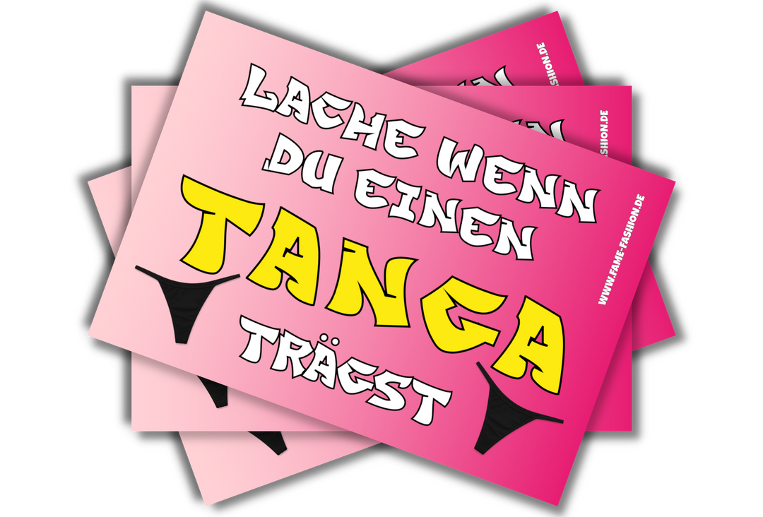 Lache wenn du einen TANGA trägst MALLE STICKER