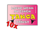 Lache wenn du einen TANGA trägst MALLE STICKER