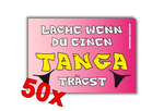 Lache wenn du einen TANGA trägst MALLE STICKER