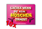 Lächle wenn du KEIN Höschen trägst - Malle Sticker