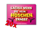 Lächle wenn du KEIN Höschen trägst - Malle Sticker
