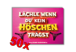 Lächle wenn du KEIN Höschen trägst - Malle Sticker