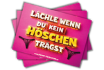 Lächle wenn du KEIN Höschen trägst - Malle Sticker