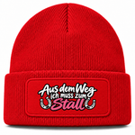 Aus dem Weg ich muss zum Stall - Beanie