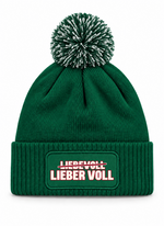 Liebevoll Lieber Voll - Beanie mit Bommel