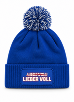 Liebevoll Lieber Voll - Beanie mit Bommel