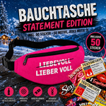 Bauchtasche Aprés Skí Version gefüllt mit 1 MEGA-Bundle Sticker-Set (50 Sticker-Motive je 1x)
