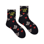 "Teddybär-LOVE ME" Socks