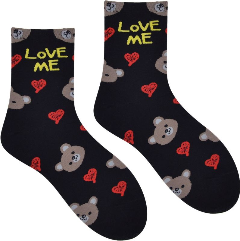 "Teddybär-LOVE ME" Socks