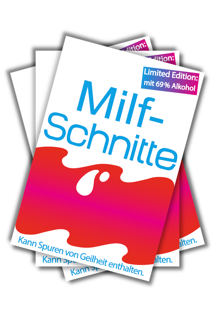 MILFSCHNITTE Limited Edition Malle Sticker