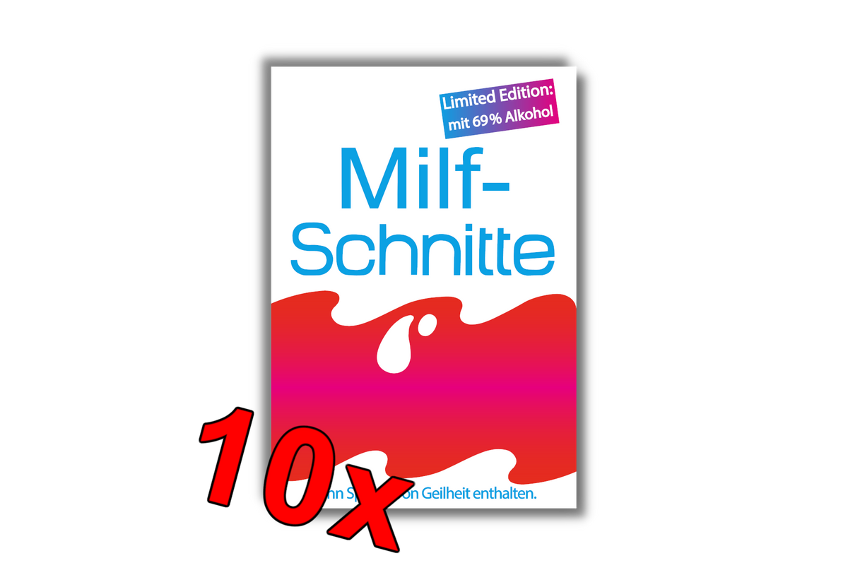 MILFSCHNITTE Limited Edition Malle Sticker