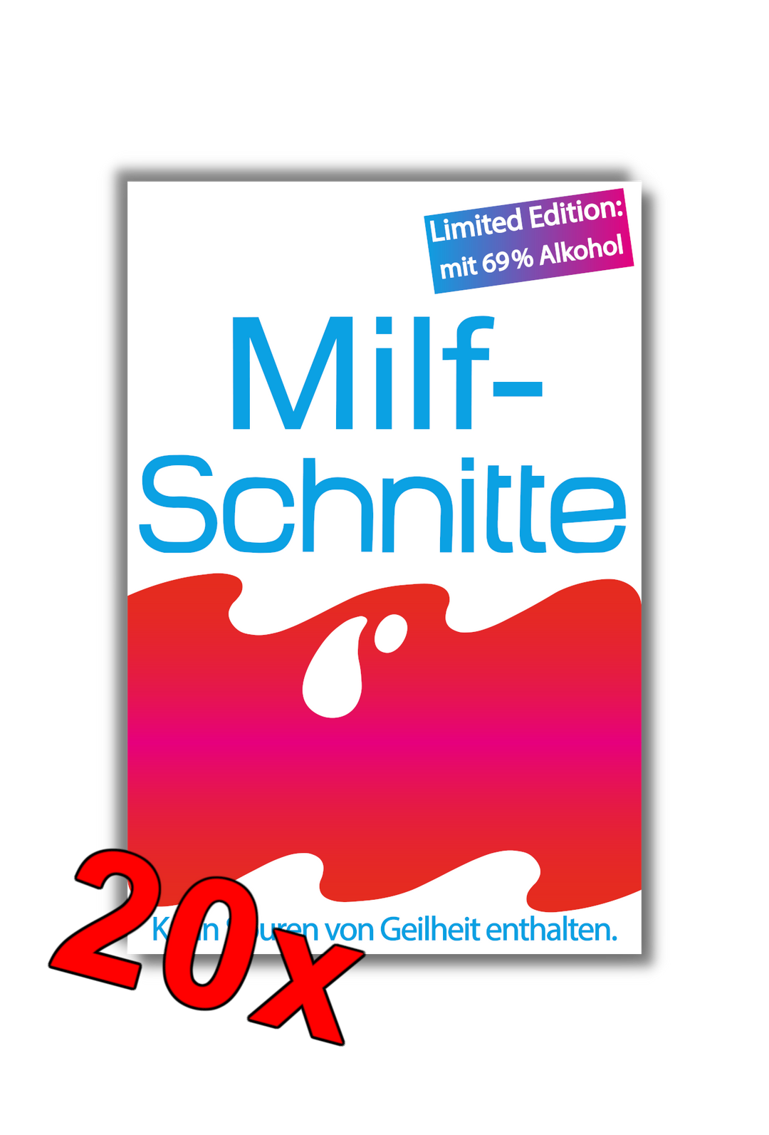 MILFSCHNITTE Limited Edition Malle Sticker