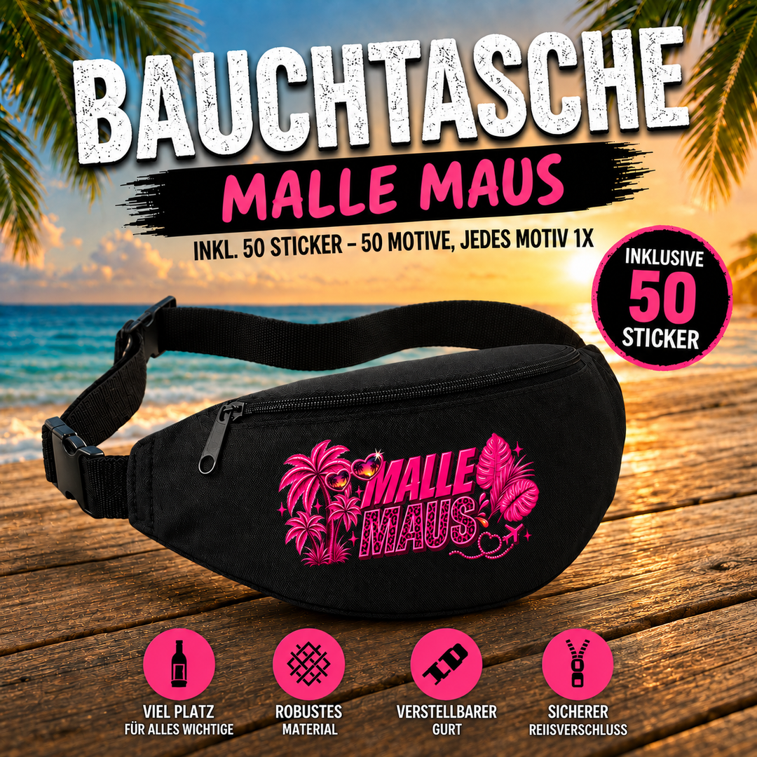 Bauchtasche Malle Maus 2.0