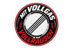 Mit Vollgas in den Vollrausch Sticker