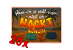 Müsst ich Nackt sehen MALLE STICKER