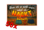 Müsst ich Nackt sehen MALLE STICKER