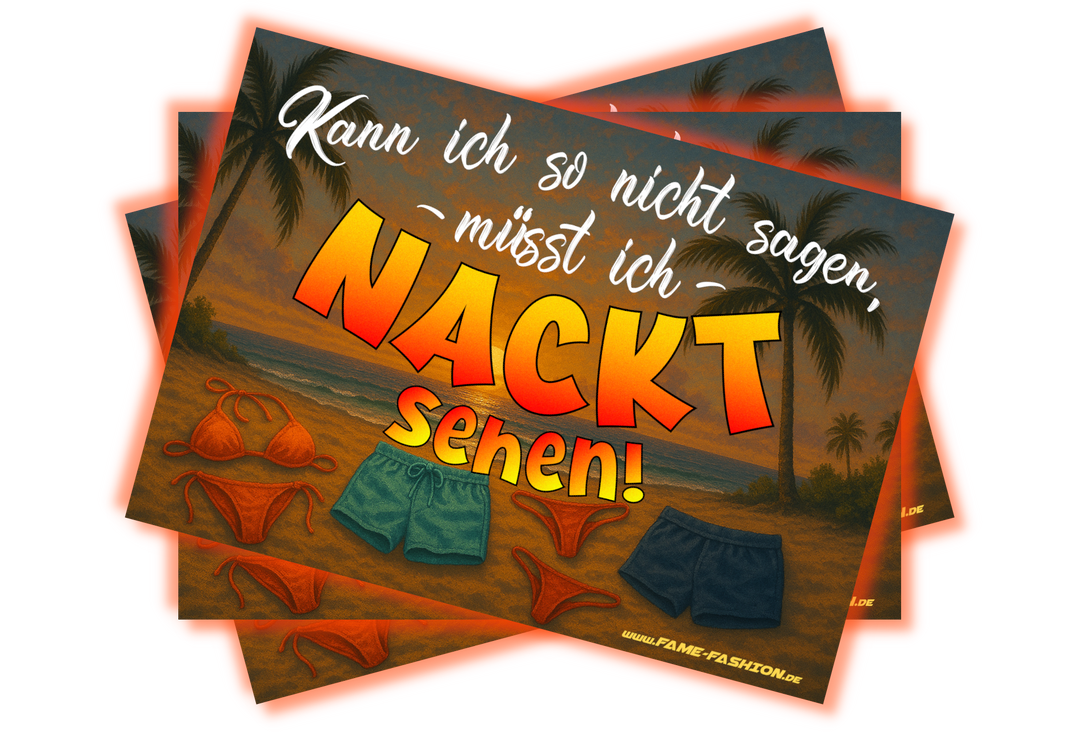 Müsst ich Nackt sehen MALLE STICKER