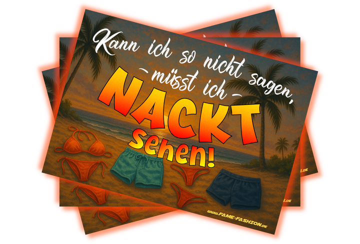 Müsst ich Nackt sehen MALLE STICKER