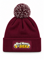 Need Money for BIER - Beanie mit Bommel