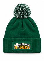Need Money for BIER - Beanie mit Bommel