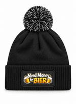 Need Money for BIER - Beanie mit Bommel