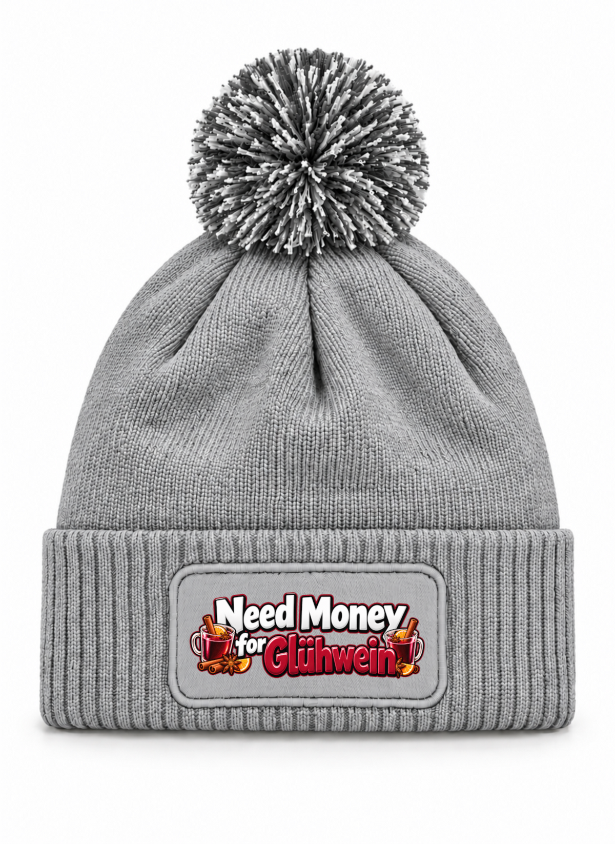 Need Money for Glühwein - Beanie mit Bommel