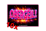 OBERGEIL! Malle STICKER