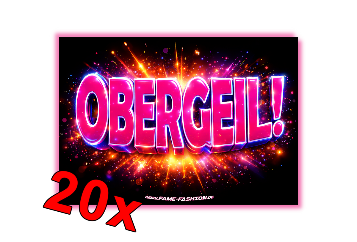 OBERGEIL! Malle STICKER