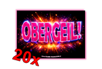 OBERGEIL! Malle STICKER