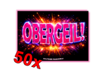 OBERGEIL! Malle STICKER