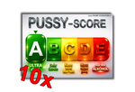 PUSSY-Score 2.0 MALLE STICKER