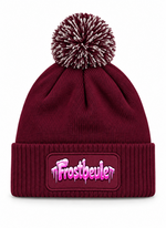 Pinke Frostbeule - Beanie mit Bommel
