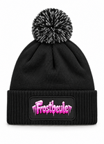 Pinke Frostbeule - Beanie mit Bommel