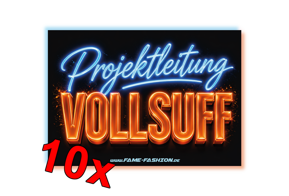 Projektleitung Vollsuff - Malle Sticker