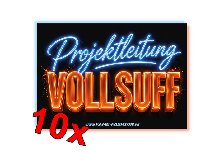 Projektleitung Vollsuff - Malle Sticker