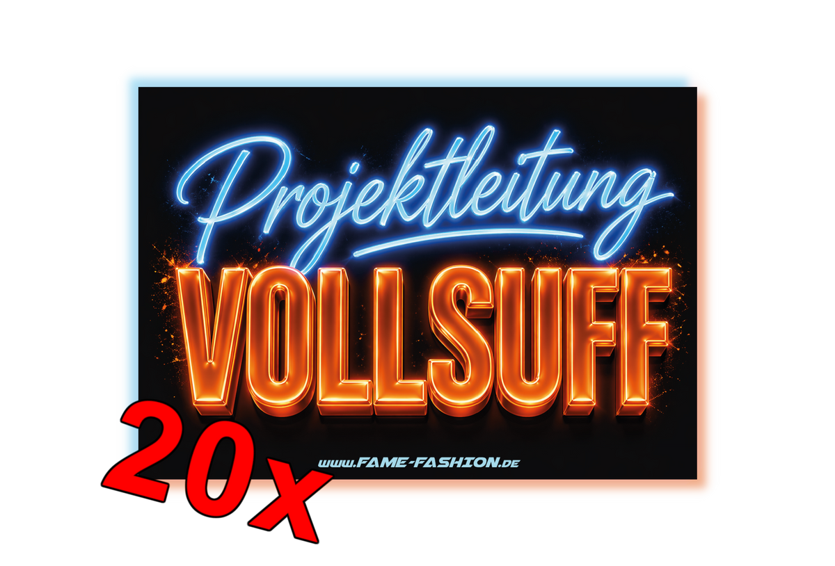 Projektleitung Vollsuff - Malle Sticker