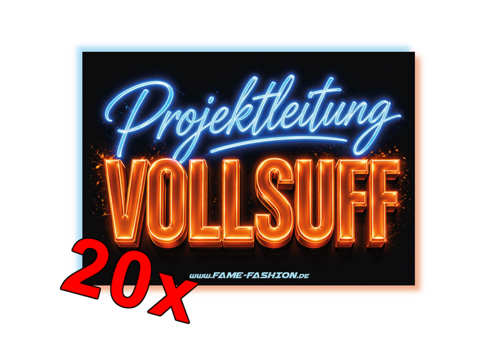 Projektleitung Vollsuff - Malle Sticker