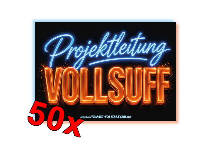 Projektleitung Vollsuff - Malle Sticker