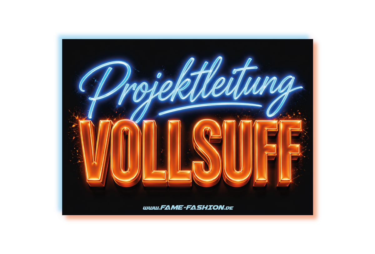 Projektleitung Vollsuff - Malle Sticker