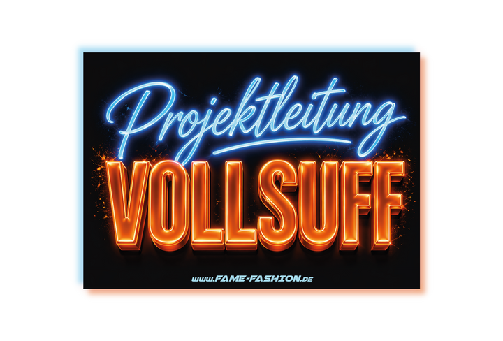 Projektleitung Vollsuff - Malle Sticker