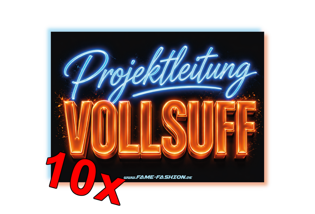 Projektleitung Vollsuff - Malle Sticker