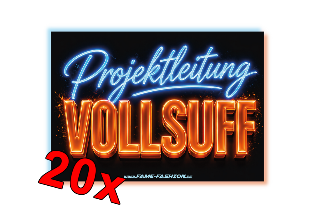 Projektleitung Vollsuff - Malle Sticker