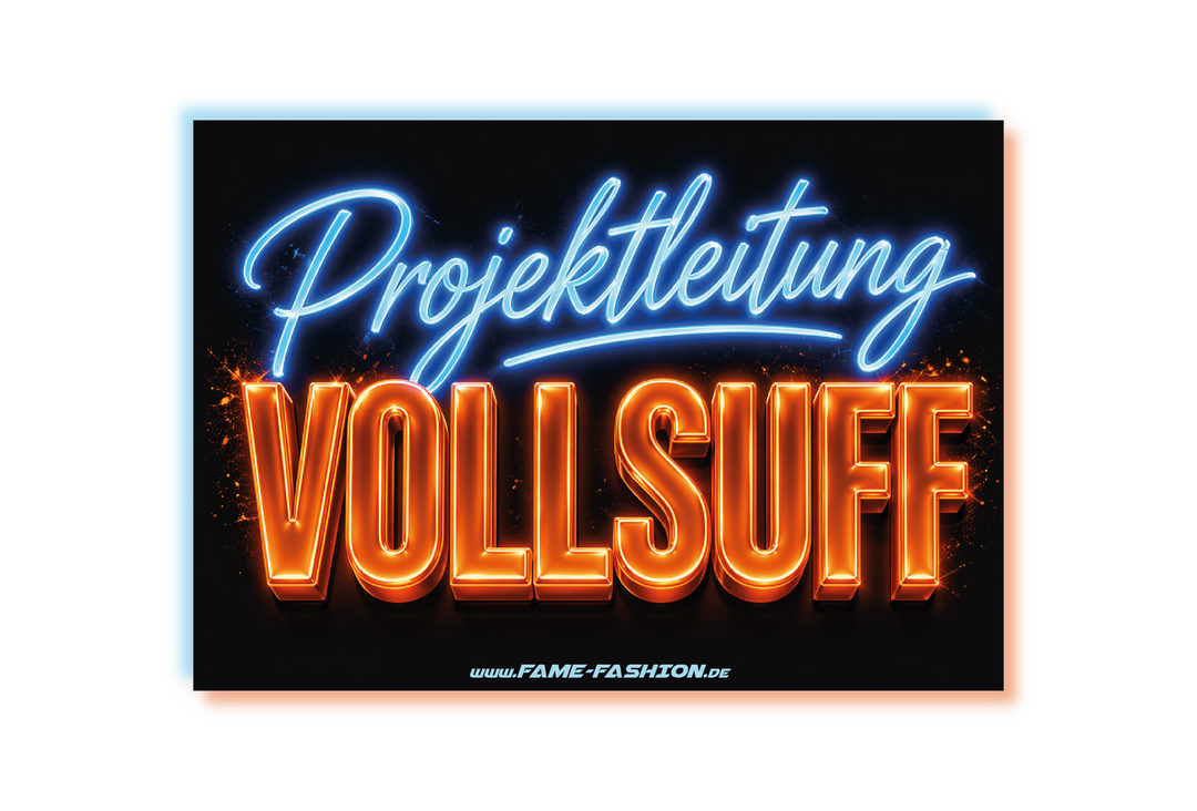 Projektleitung Vollsuff - Malle Sticker