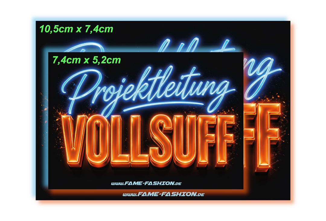 Projektleitung Vollsuff - Malle Sticker