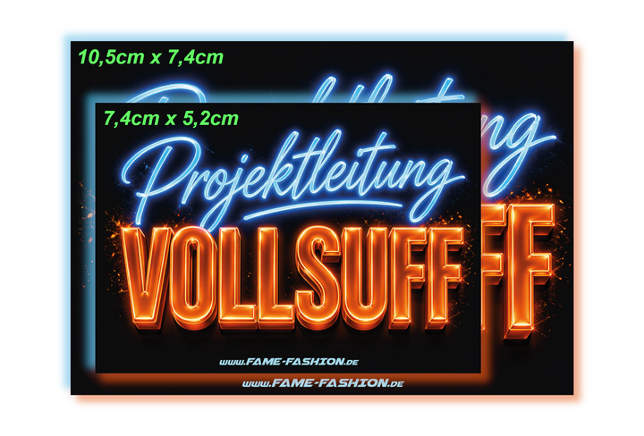 Projektleitung Vollsuff - Malle Sticker