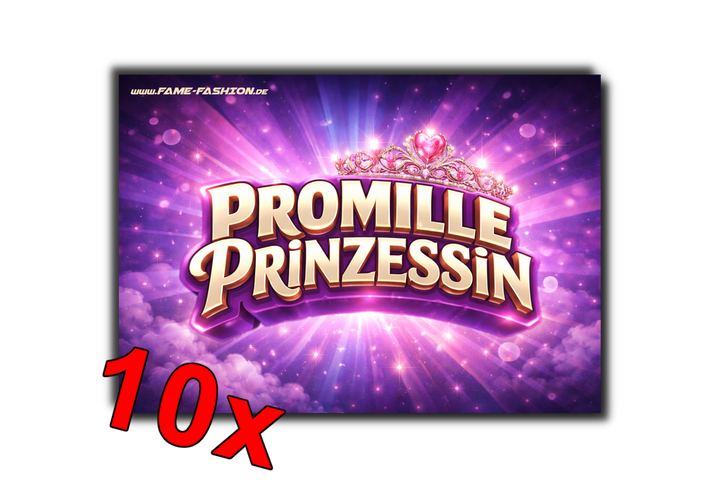 Promille Prinzessin Malle Sticker